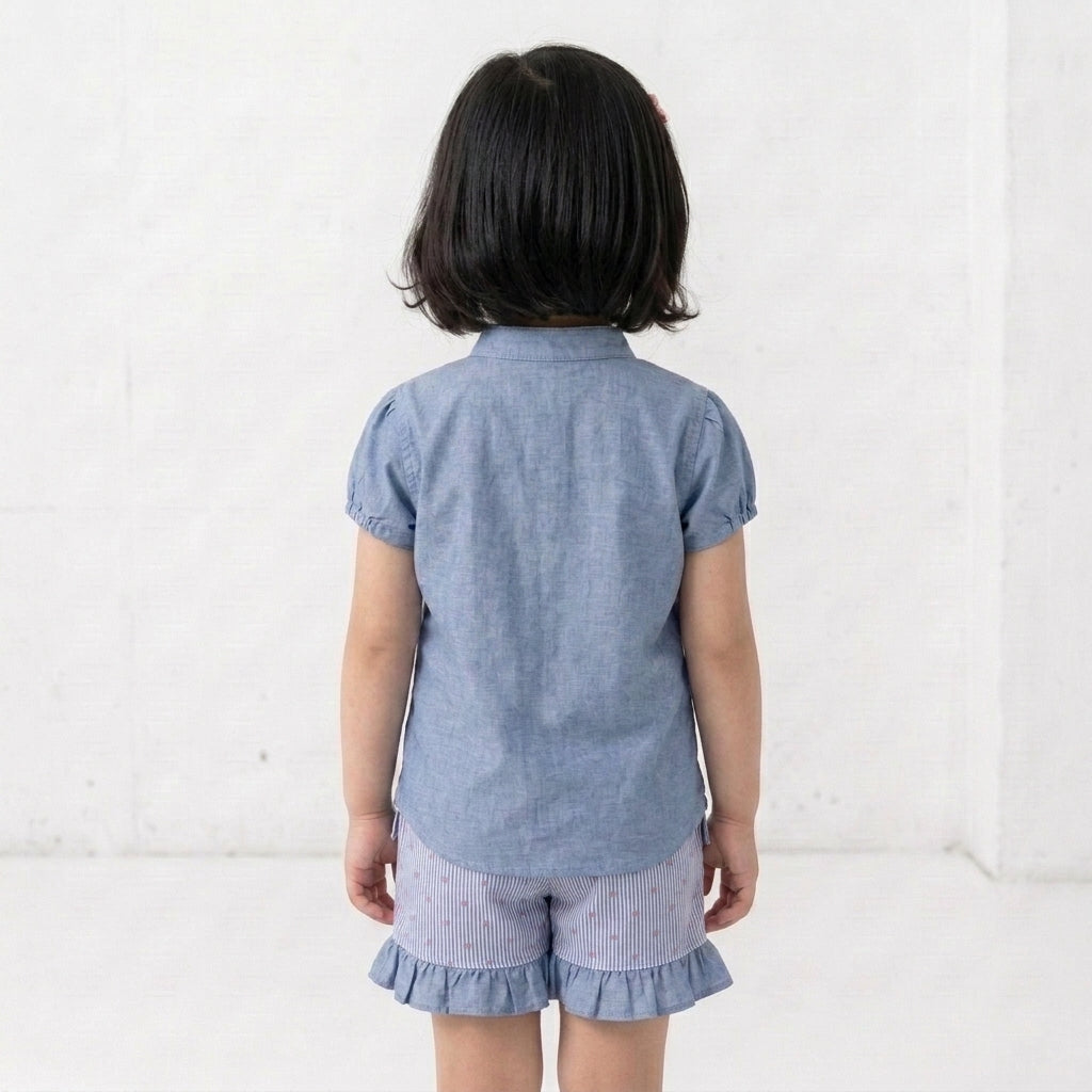 Denim & Stripes Co-ord Set