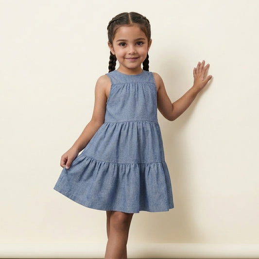 Denim Flare Frock