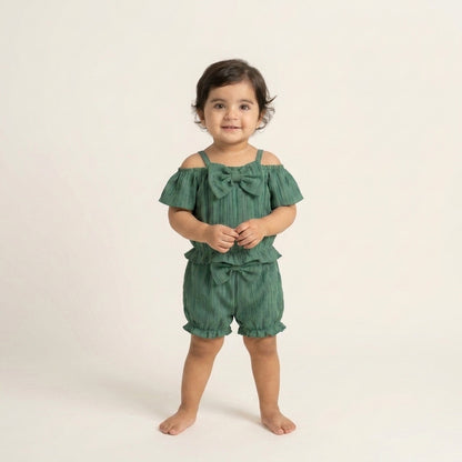 Bow Ruffle 2-Piece Set