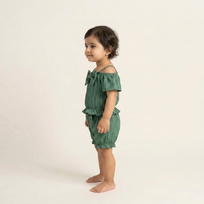 Bow Ruffle 2-Piece Set
