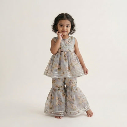 Blossom Grace Gharara Set