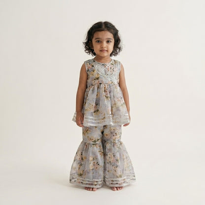 Blossom Grace Gharara Set