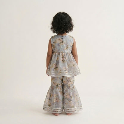 Blossom Grace Gharara Set
