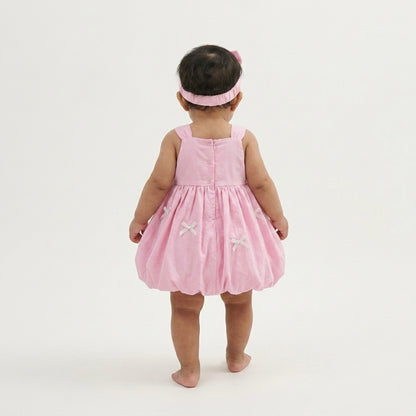 Pink Bow Bubble Frock