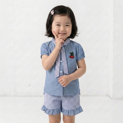 Denim & Stripes Co-ord Set