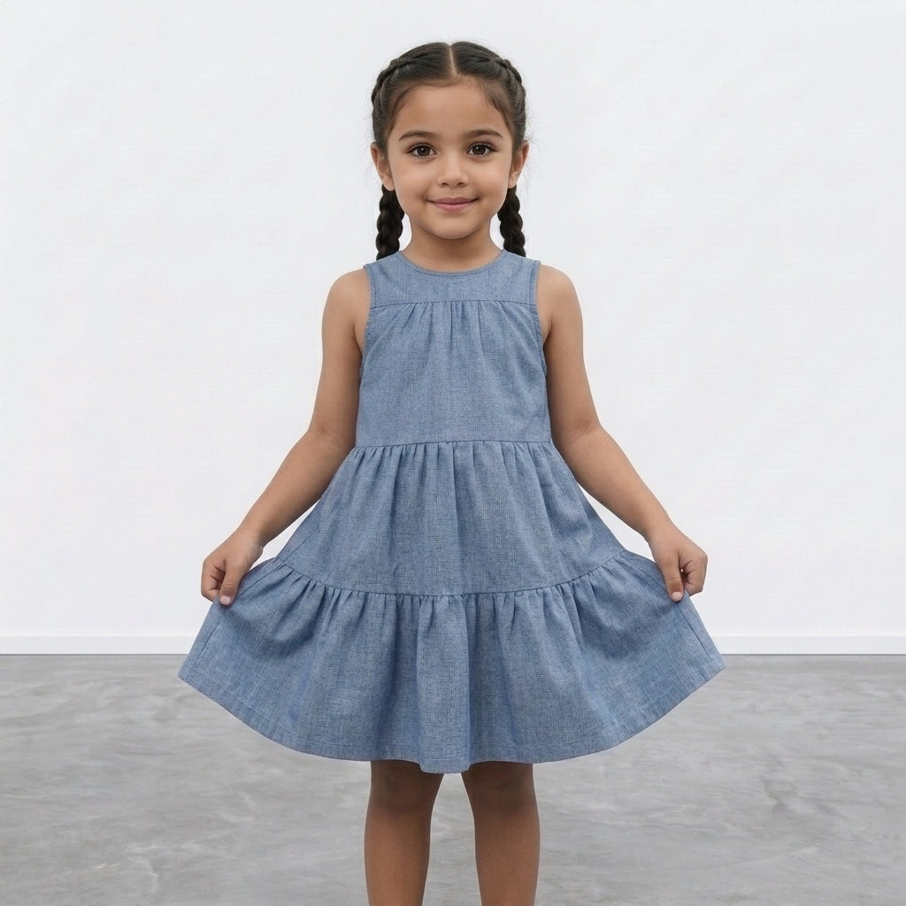 Denim Flare Frock