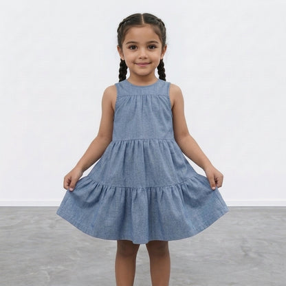 Denim Flare Frock