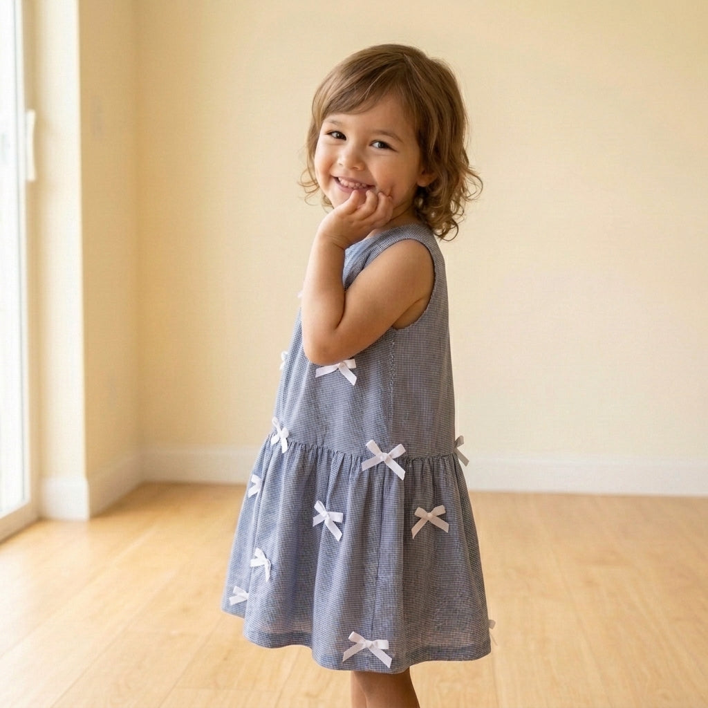 Demin Bow's Frock