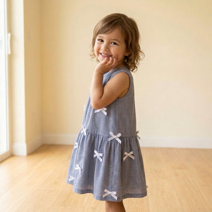 Demin Bow's Frock
