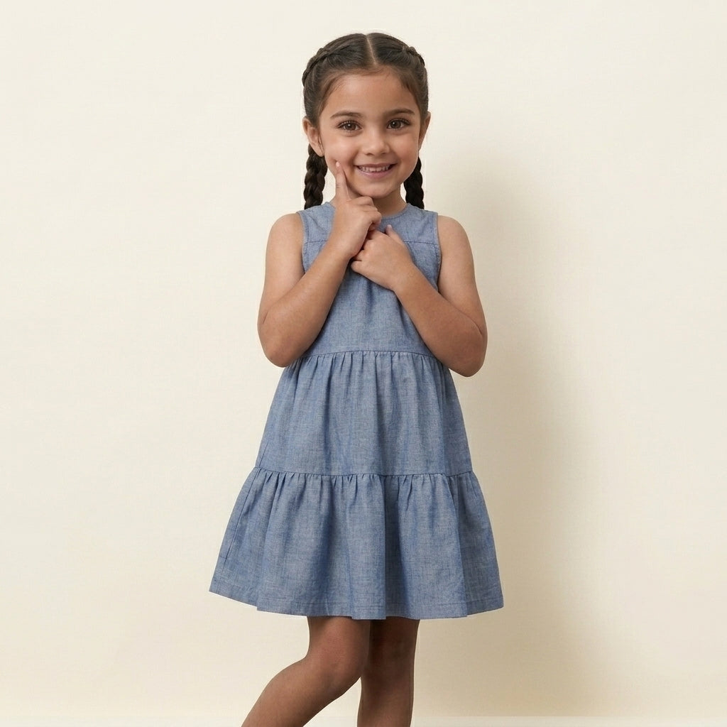 Denim Flare Frock