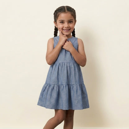 Denim Flare Frock