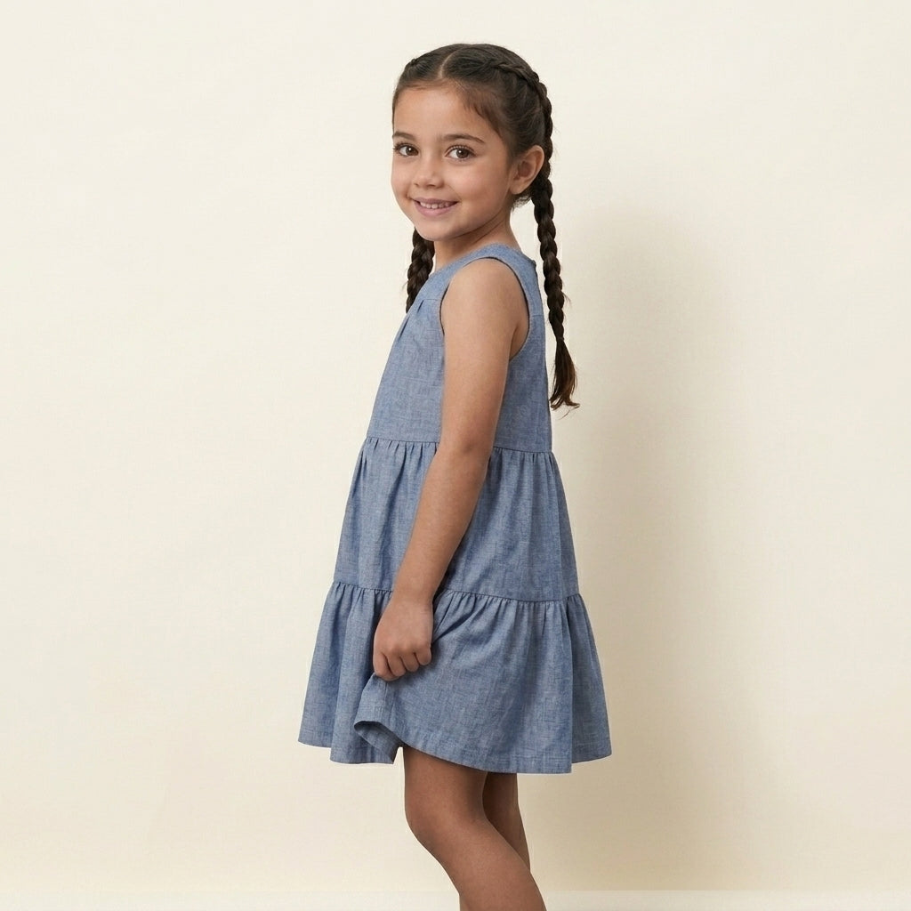 Denim Flare Frock