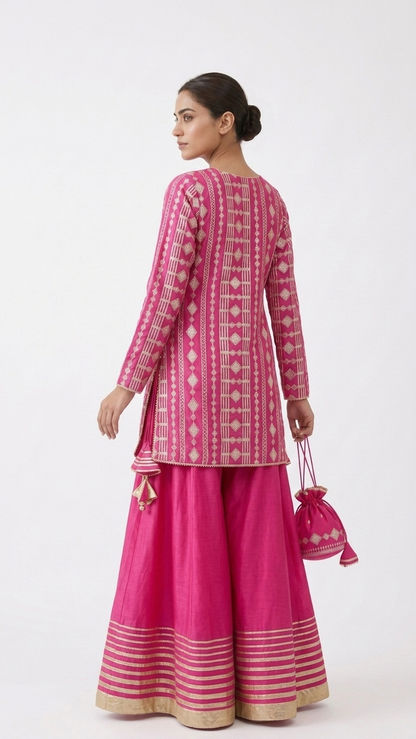 Chiffon Embroidered Lehenga